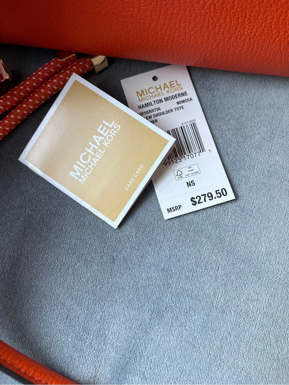 MICHAEL KORS Hamilton Leather Handbag